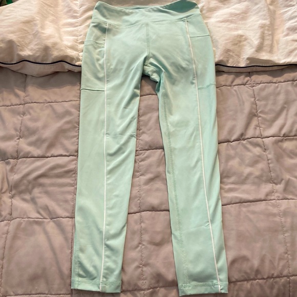 Light blue workout/athletic pants for girls. - Picture 1 of 2